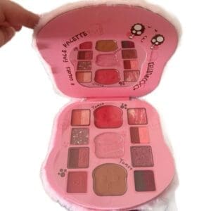 Kevin&Coco Paleta de Maquillaje Kawaii con 10 Colores y Espejo Integrado Tres Modelos Disponibles Diseño Divertido y Encantador - Imagen 5