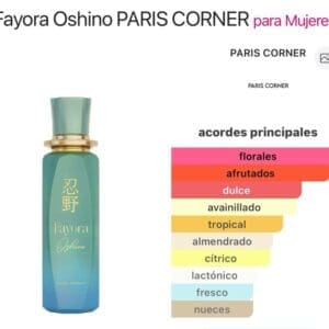 Paris Corner Fayora Oshino EDP - Imagen 5