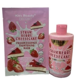Kiss Beauty Pack Dulce tentación 2 productos crema corporal y mascarilla diferentes aromas Candy Fantasy Fruit Gummy Strawberry Cheesecake Cherry Boom Chocolate Fudge Bubb Legum y Cotton Candy - Imagen 8