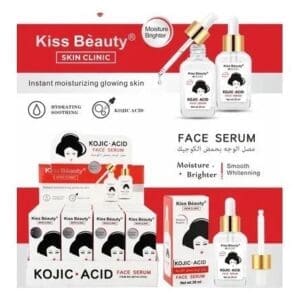 Kiss Beauty Serum Facial Ácido Kojic 30ml para Hidratación Piel Fina y Luminosa con Textura Suave - Imagen 3