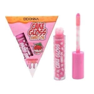 Cake Gloss Sweet Oil DDONNA – Edición Limitada Hidrata, da brillo irresistible y un delicioso aroma a Chocolate o Strawberry & Cream. Labios suaves, jugosos y con efecto gloss inmediato. - Imagen 6