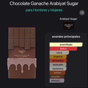Chocolate Ganache Arabiyat Sugar EDP 100ml - Imagen 4