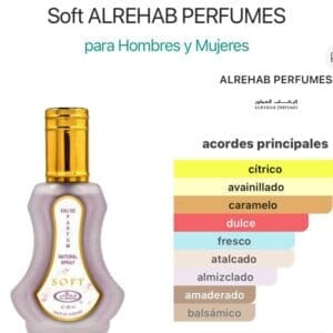 Al Rehab Soft Crow Perfumes 35ml notas cítricas y cálidas - Imagen 4