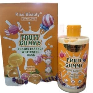 Kiss Beauty Pack Dulce tentación 2 productos crema corporal y mascarilla diferentes aromas Candy Fantasy Fruit Gummy Strawberry Cheesecake Cherry Boom Chocolate Fudge Bubb Legum y Cotton Candy - Imagen 12