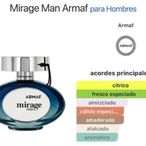 Armaf Mirage Man EDP 85ml - Imagen 4