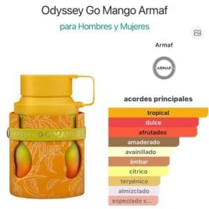 Armaf Odyssey Mango Go 100ml EDP - Perfume de la Colección Tropical con Notas de Mango Fresco - Imagen 4