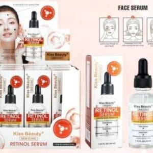 Kiss Beauty Serum Facial Retinol Collagen Snail 24K Anti Edad Revitalizante Elasticidad 30 ml Hidratación Suave y Elástica - Imagen 4