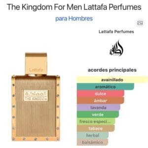 Lattafa The Kingdom Men EDP 100ml - Imagen 4