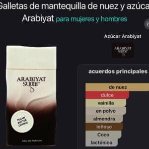 Arabiyat Sugar Pecan Butter Cookie EDP 100ml - Imagen 4