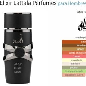 Asad Elixir Lattafa 100ml - Elixir Específico para Uso Diario, 100ml - Imagen 4