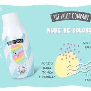 Pack Fruit Company chicle de fresa , osito de gominola y nube de colores y algodón de azúcar - Imagen 5
