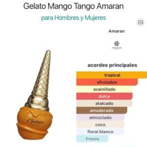 Amaran Gelato Mango Tango EDP 100ml - Imagen 4