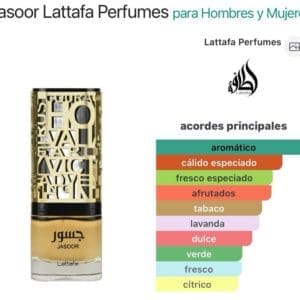 Lattafa Jasoor EDP 100ml - Imagen 6