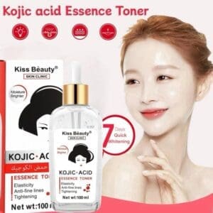Kiss Beauty Tónico Esencial KOJIC ACID 100 ml - Elasticidad Anti-líneas Finas Ajustante para Piel - Imagen 4