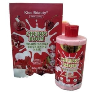 Kiss Beauty Pack Dulce tentación 2 productos crema corporal y mascarilla diferentes aromas Candy Fantasy Fruit Gummy Strawberry Cheesecake Cherry Boom Chocolate Fudge Bubb Legum y Cotton Candy - Imagen 14