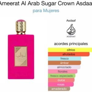 Asdaaf Ameerat Prive Rose / Sugar Crown EDP 100ml - Imagen 6