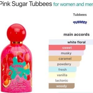 Tubbees Pink Sugar EDP 50ml - Perfume Femenino con Notas de Frutas y Caramelo Rosa - Imagen 4