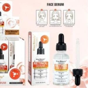 Kiss Beauty Serum Facial Retinol Collagen Snail 24K Anti Edad Revitalizante Elasticidad 30 ml Hidratación Suave y Elástica - Imagen 9