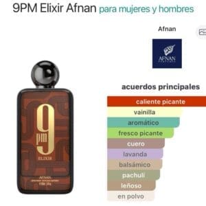 Afnan 9pm Elixir EDP 100ml - Imagen 4