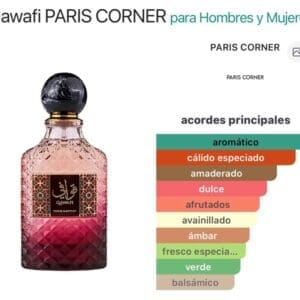 Paris Corner Qawafi Eau de Parfum 100ml - Imagen 4