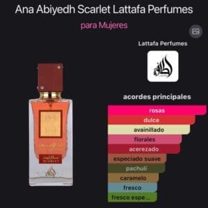 Lattafa Ana Abiyedh Scarlet EDP 100ml - Imagen 4