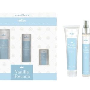 Prady – Set Vanilla Toscana (Shower Gel + Body Splash + Eau de Toilette) - Imagen 3