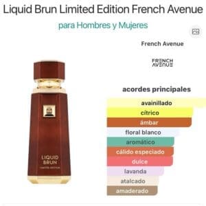 French Avenue Liquid Brun Edición Limitada 150ml - Perfume de Lujo - Imagen 4