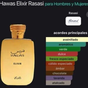 Hawas Elixir Rasasi 100ml EDP - Imagen 4
