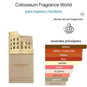 Colosseum Eau de Parfum Fragance World - Imagen 4