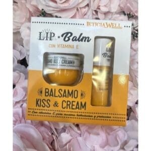 Leticia Well Lip Balm Kiss & Cream con Vitamina E Set de Cuidado Labial Hidratación Profunda y Protección Diaria - Imagen 3