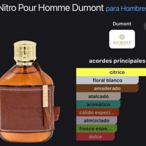 Dumont Nitro Pour Homme Limited Edition Extrait 100ml - Imagen 4