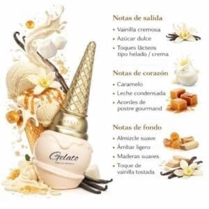 Gelato viva la vida vanilla Amarán EDP - Imagen 4