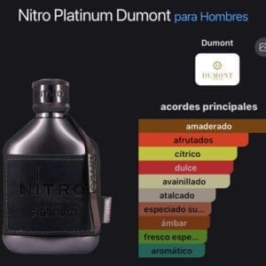Dumont Nitro Pour Homme Platinum EDP 100ml - Perfume Masculino de Alta Calidad - Imagen 4