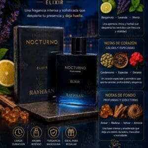 Rayhaan Nocturno Elixir EDP 100ml - Imagen 3