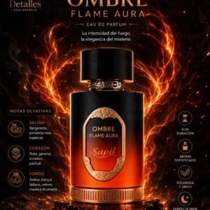 Sapil OMBRE Flame Aura EDP 100ml - Imagen 3