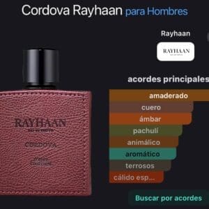 Rayhaan Cordova For Him EDP 100ml - Imagen 5