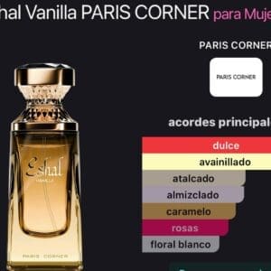 Paris Corner Eshal Vanilla EDP 100ml - Imagen 4