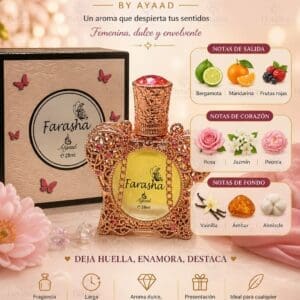 Farasha Atyaad Khadlaj Perfume Aceite 28ml - Imagen 4