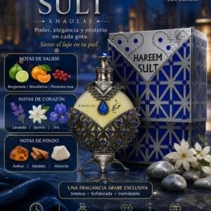 Hareem Sult Khadlaj Plata Perfume Aceite 35ml - Imagen 3