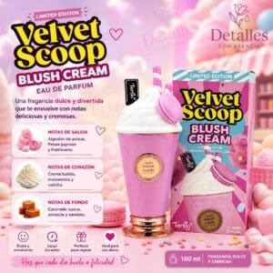 Velvet Scoop Tertio Perfume Blush Cream 100ml - Imagen 2