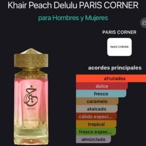 Khair Peach de Lulu EDP Paris Corner 100ml - Imagen 4