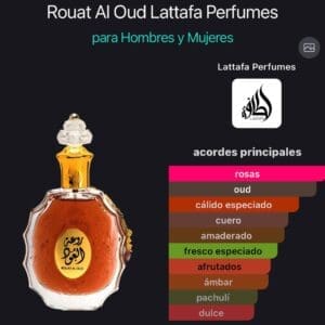 Lattafa Rouat Al Oud EDP 100ml - Imagen 4