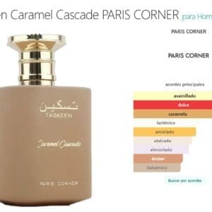 Taskeen Caramel Cascade – Paris Corner EDP 100ml - Imagen 3